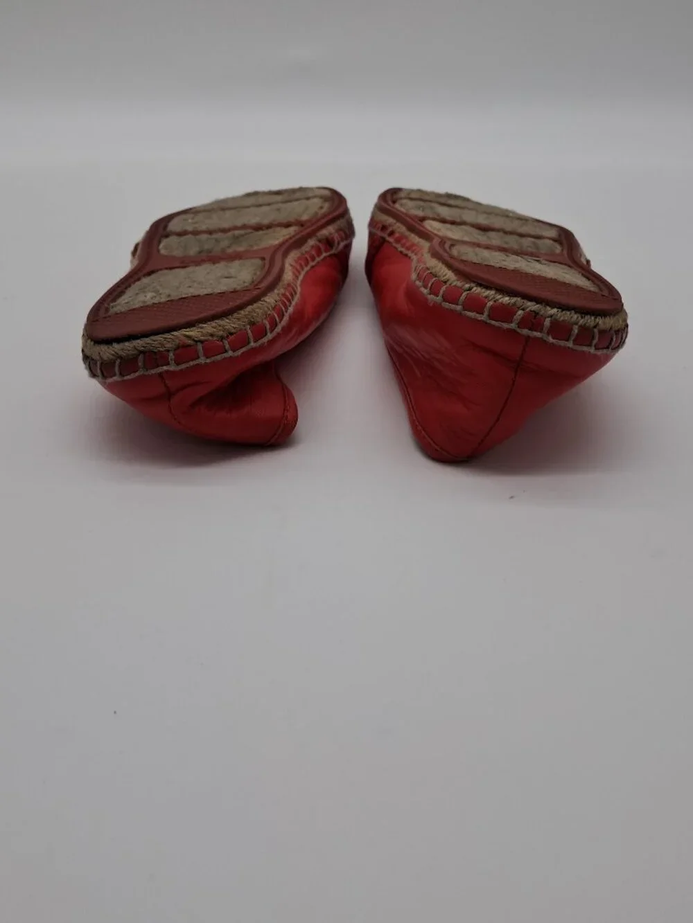 Coach Espadrille Flats Soft Leather Watermelon Color  Rhodelle 7'5 B